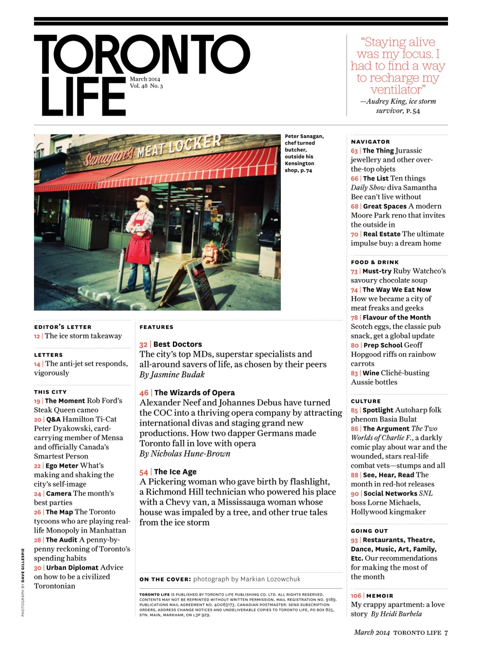 Toronto Life Preview Pages