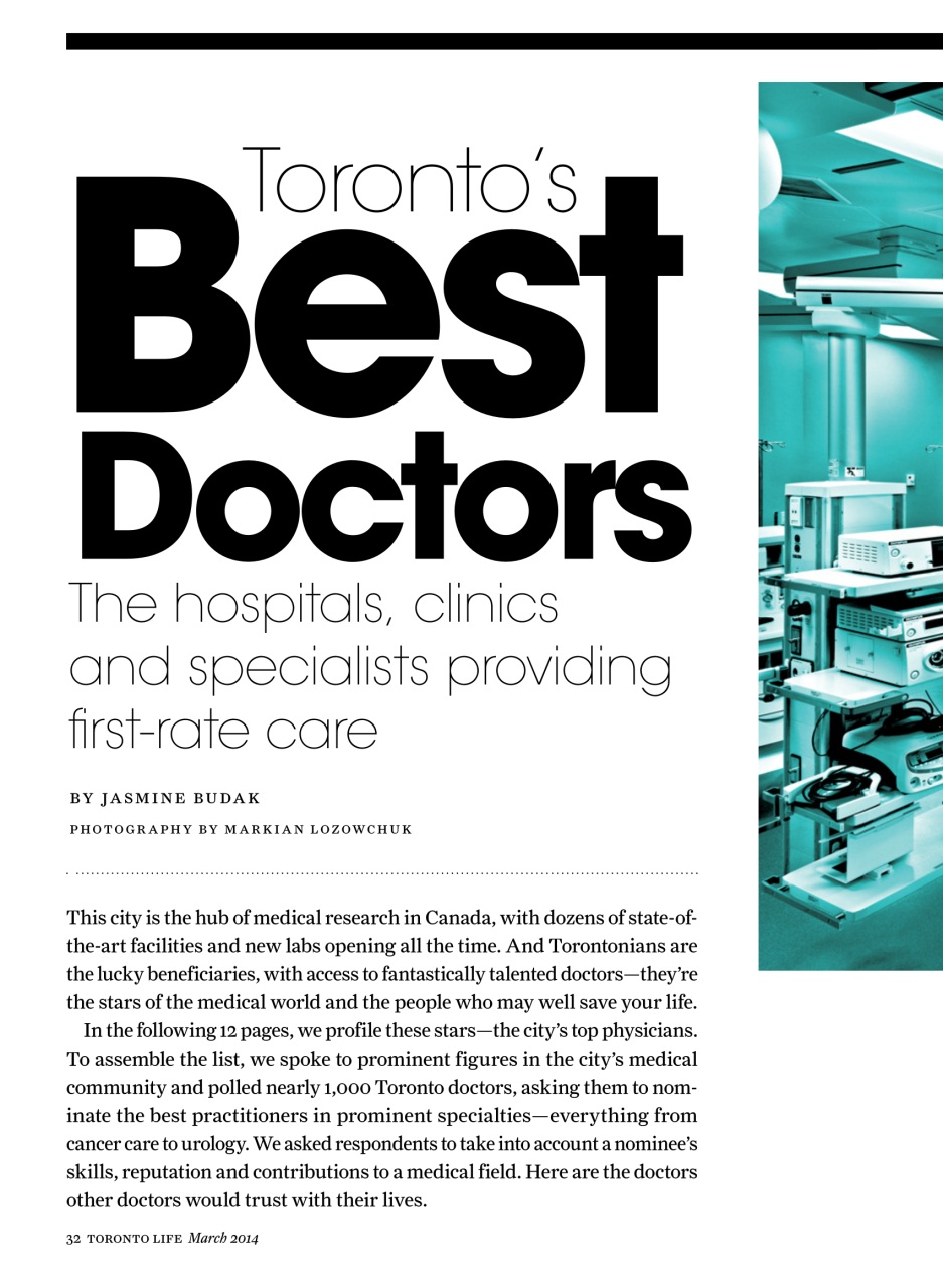 Toronto Life Preview Pages