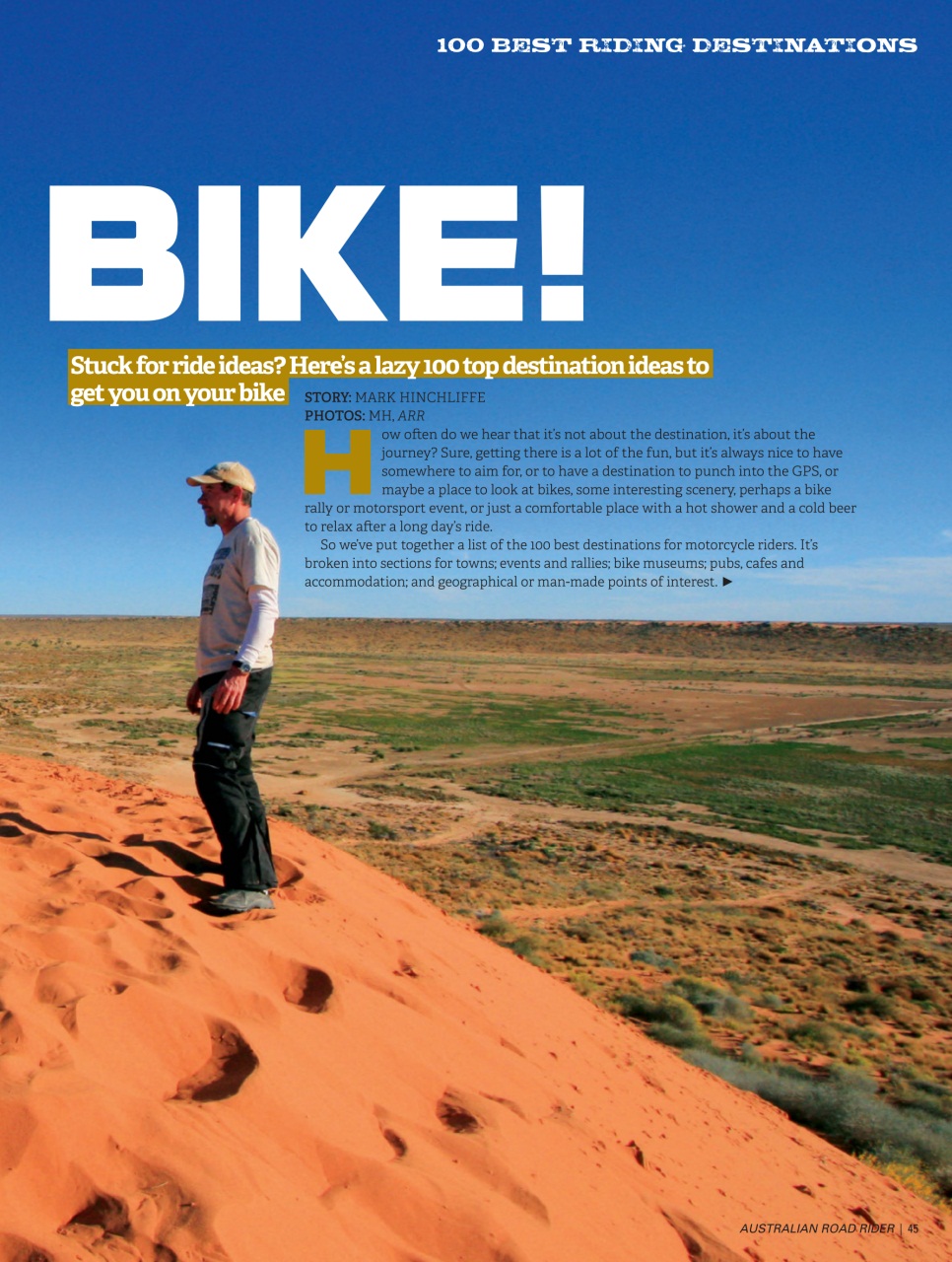 Australian Road Rider Preview Pages