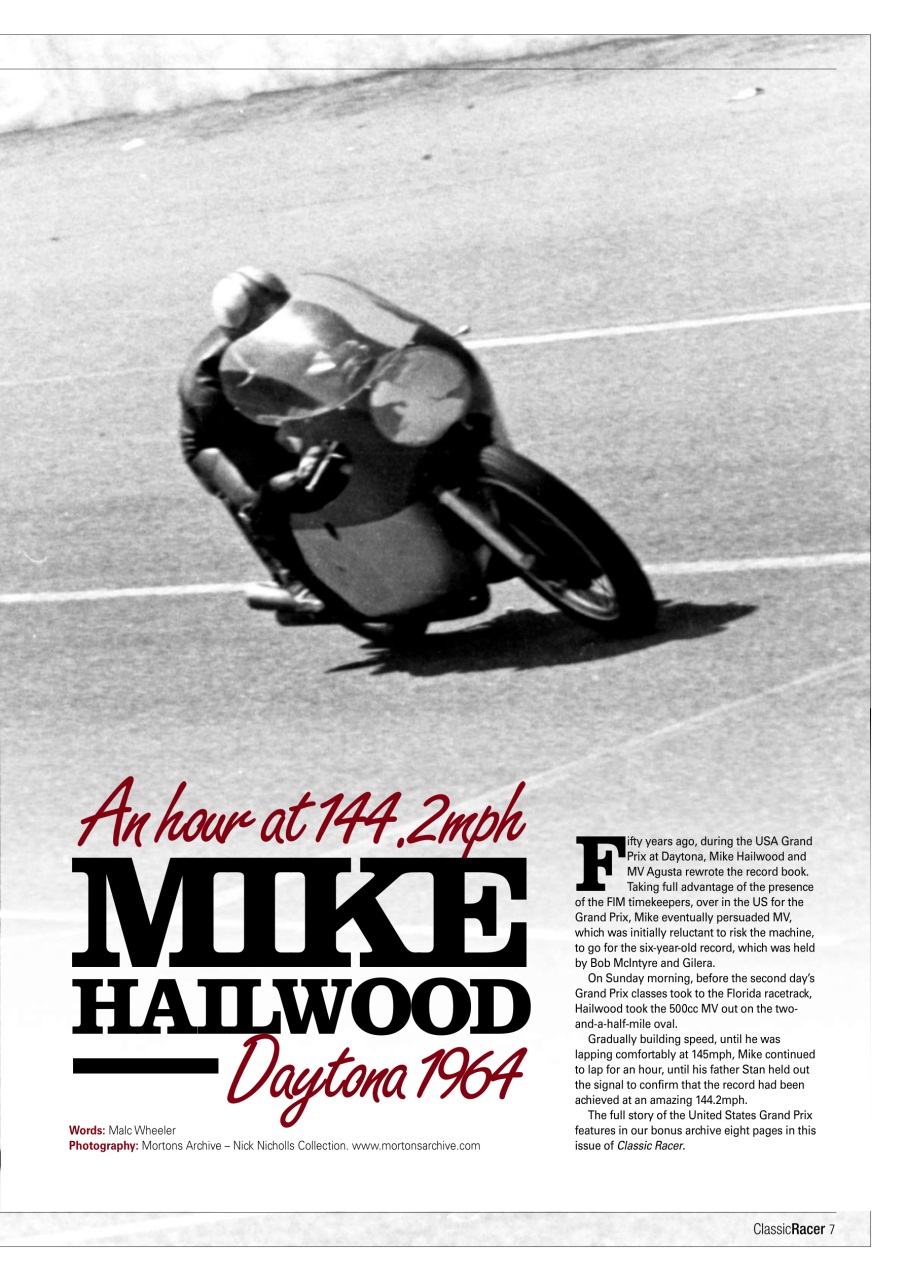 Classic Racer Preview Pages