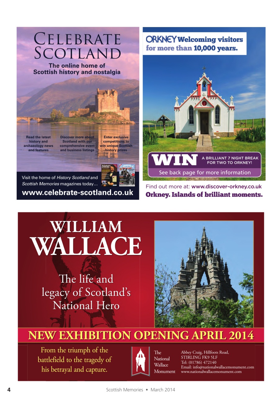 Scottish Memories Preview Pages