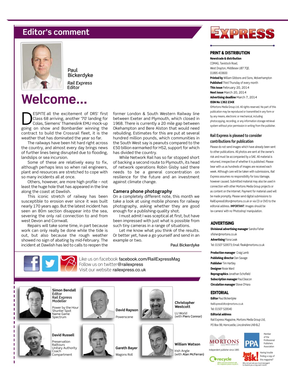 Rail Express Preview Pages