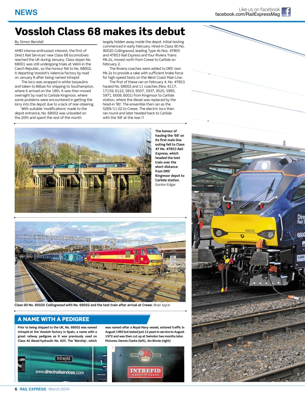 Rail Express Preview Pages