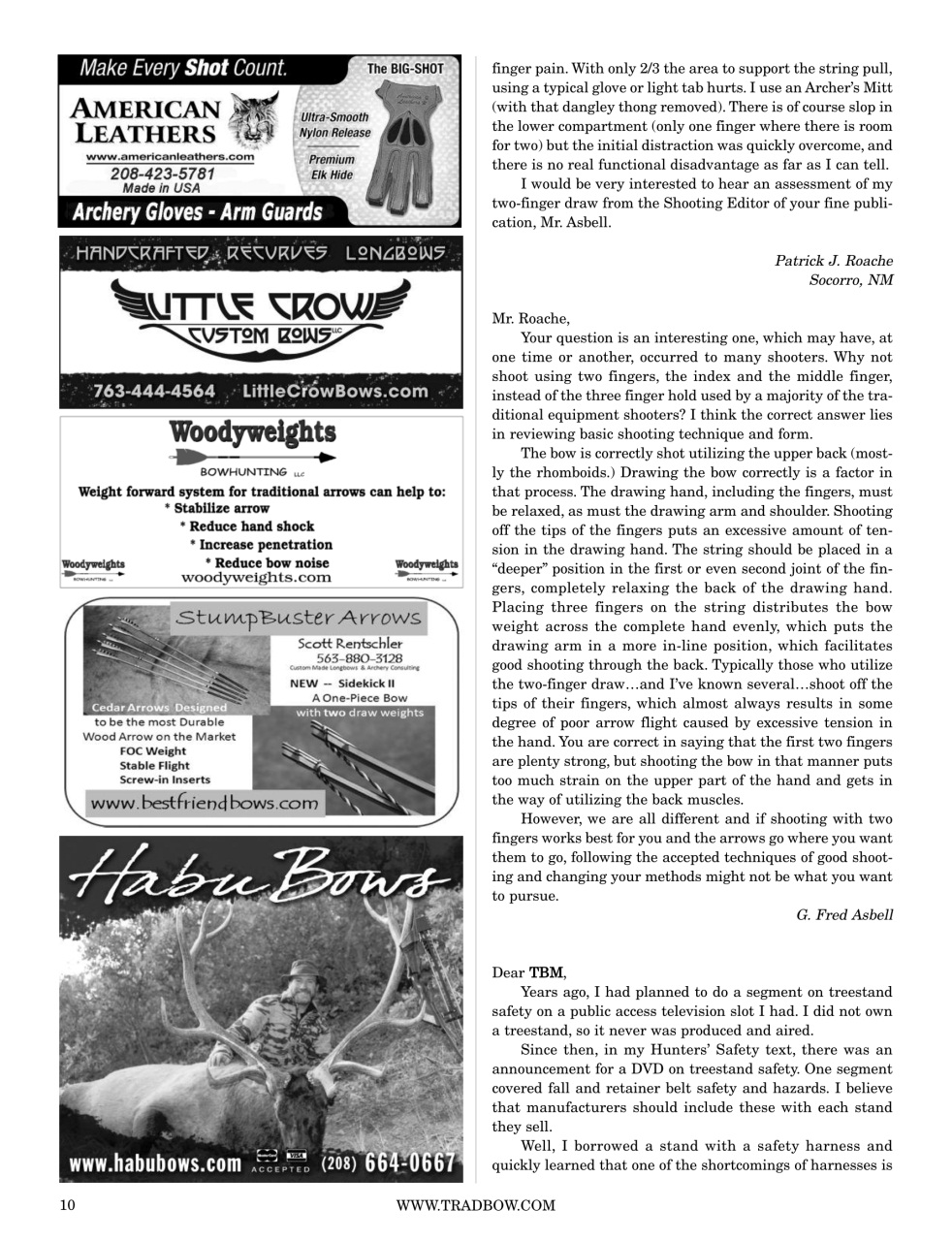 Traditional Bowhunter Magazine Preview Pages