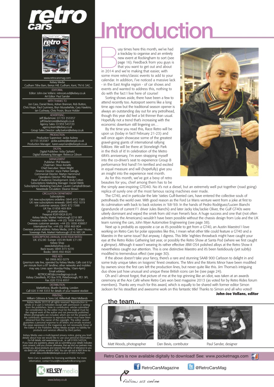 Retro Cars Preview Pages