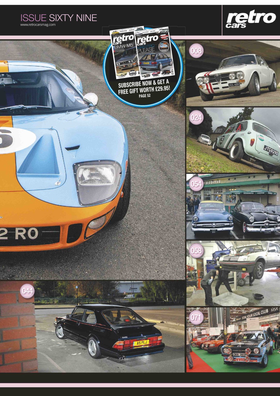 Retro Cars Preview Pages