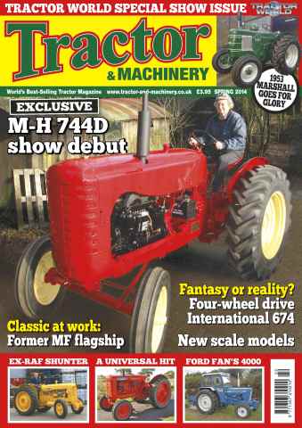 Tractor & Machinery issue Vol.20 No.5 M-H 744D Show Debut