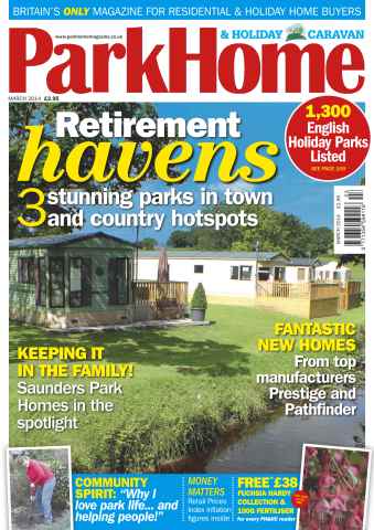 Park Home & Holiday Living issue No.648 Retirements Havens
