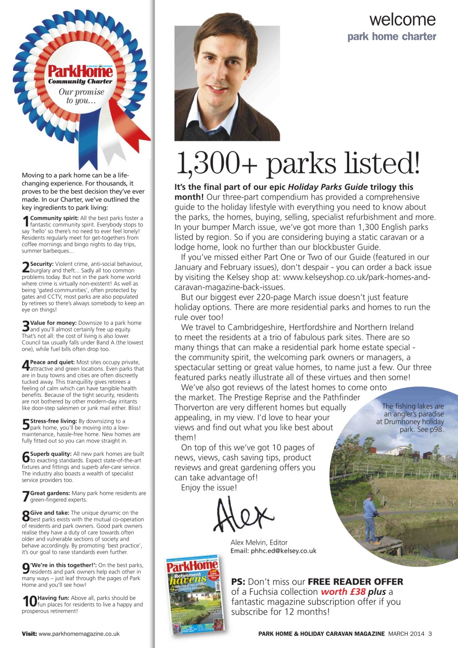 Park Home & Holiday Living Preview Pages