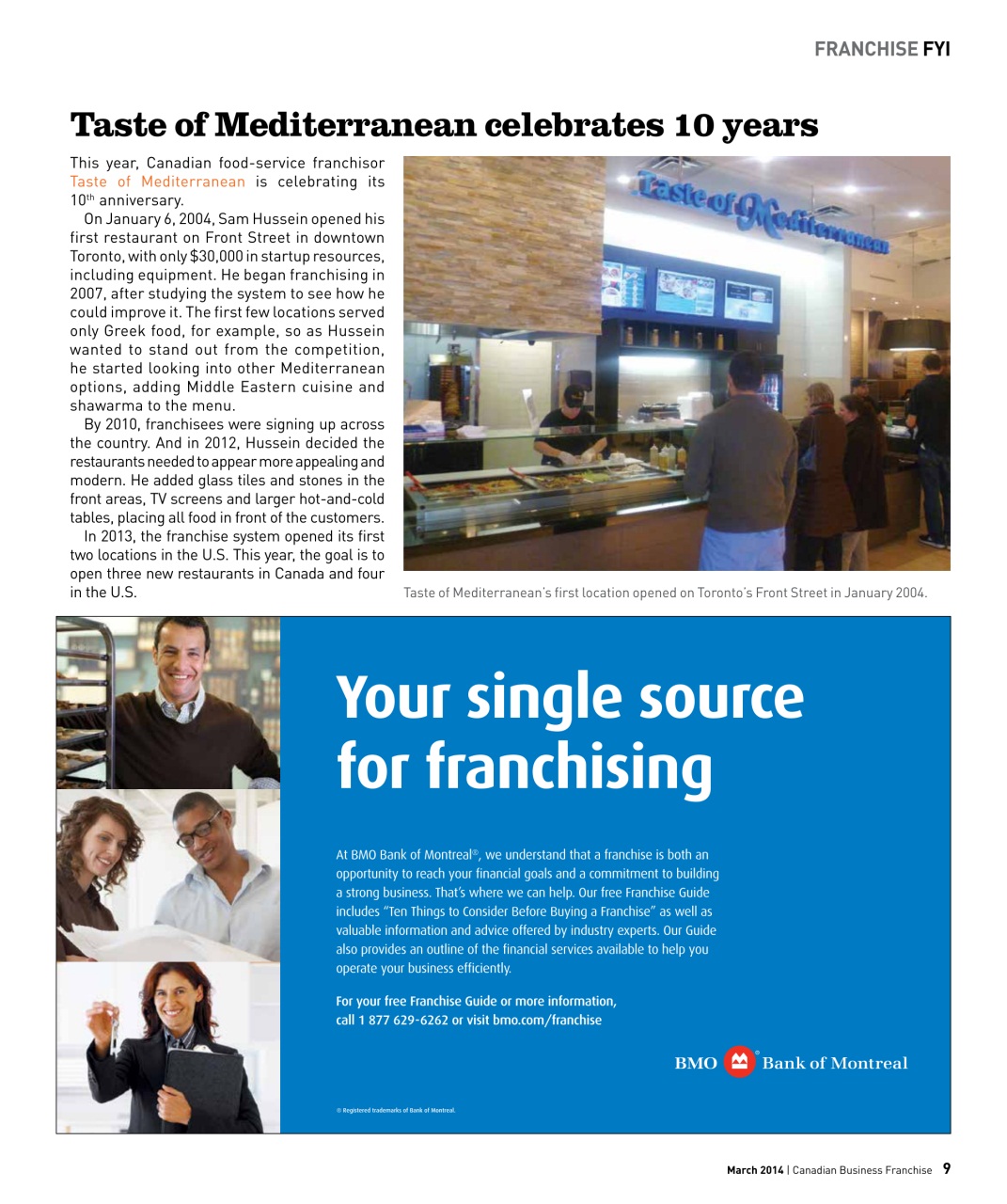 Canadian Business Franchise Preview Pages