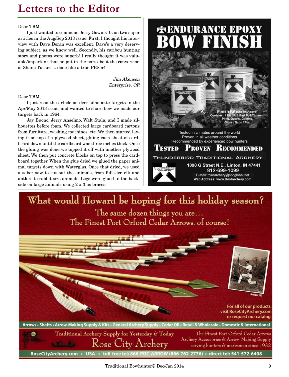 Traditional Bowhunter Magazine Preview Pages