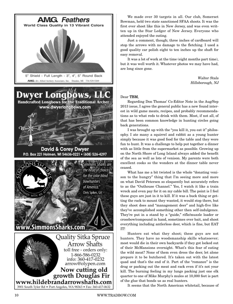 Traditional Bowhunter Magazine Preview Pages