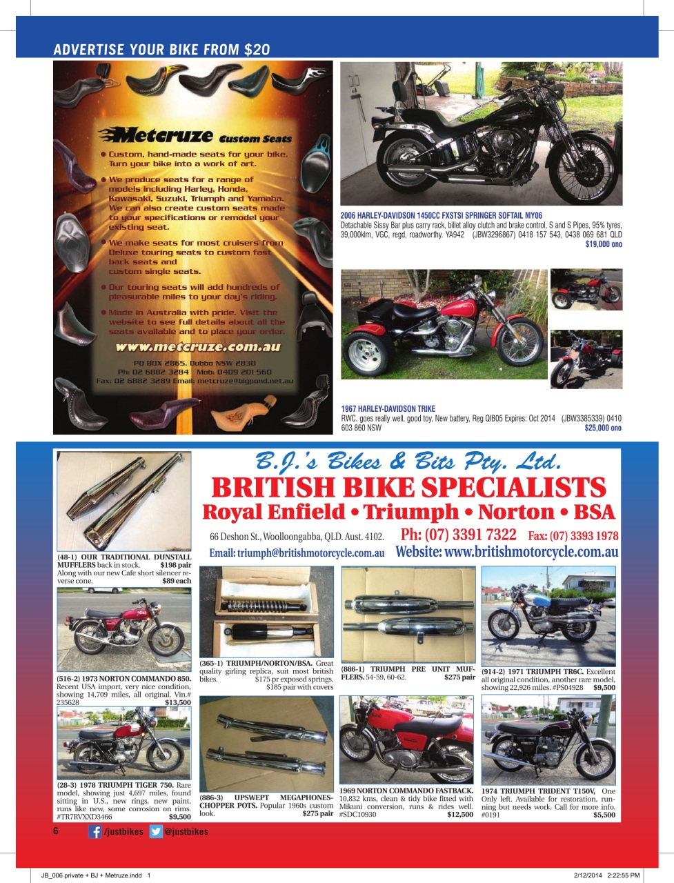 JUST BIKES Preview Pages