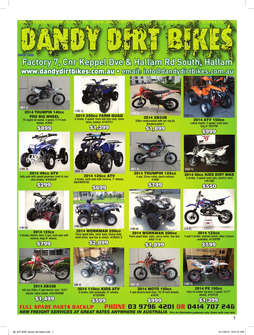 JUST BIKES Preview Pages