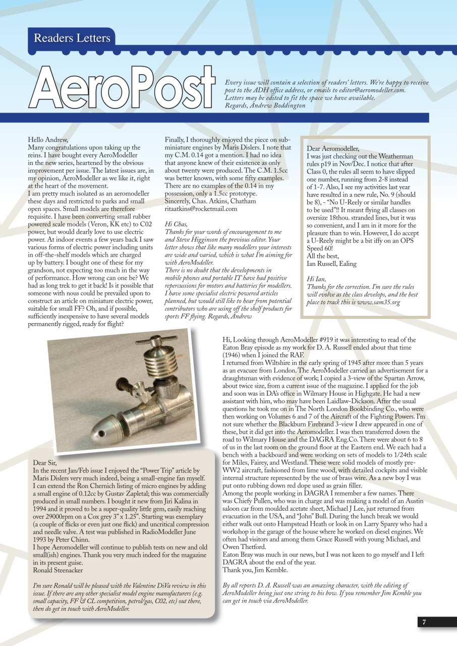 AeroModeller Preview Pages