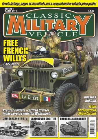 Classic Military Vehicle issue No.154 A Free French SAS Jeep