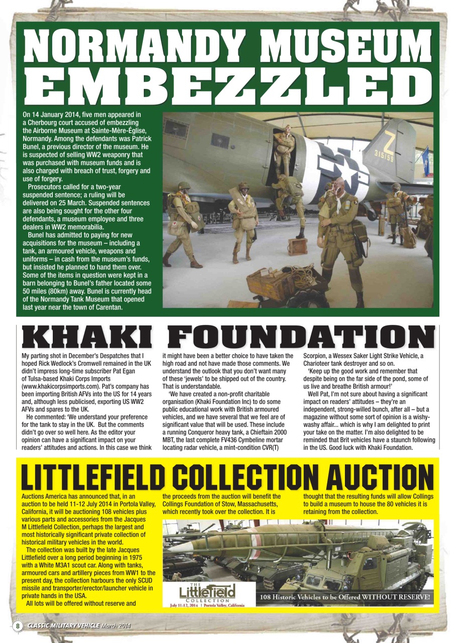 Classic Military Vehicle Preview Pages