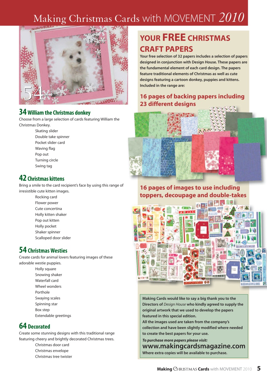 Making Cards & Papercraft Preview Pages