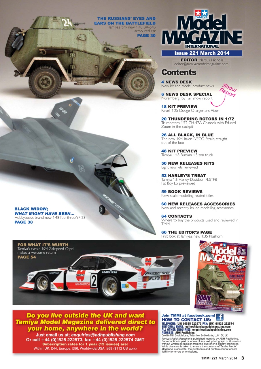 Tamiya Model Magazine Preview Pages