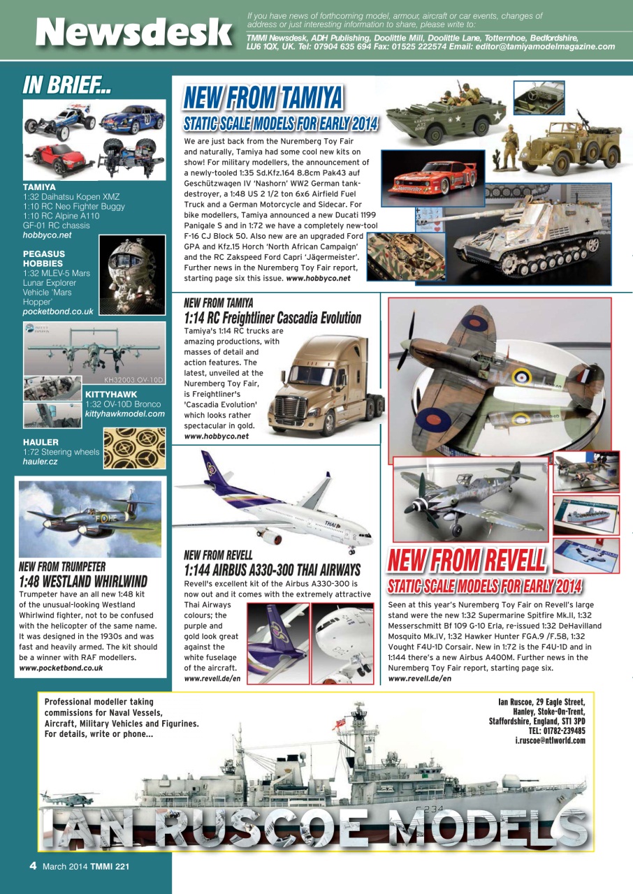 Tamiya Model Magazine Preview Pages