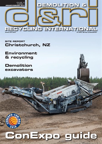 Demolition & Recycling International issue January-February 2014