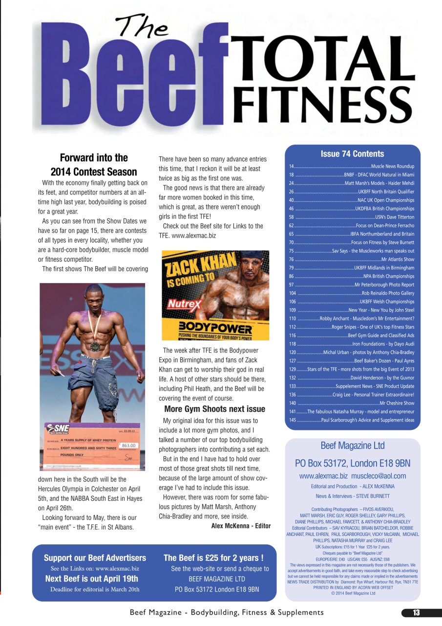 UK Beef Magazine Preview Pages