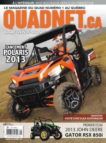 Quadnet issue Janvier 2013