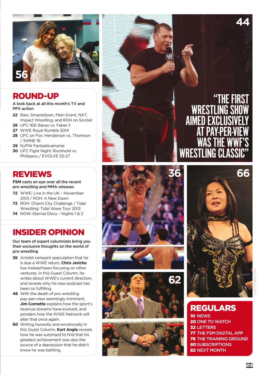 Wrestletalk Magazine Preview Pages