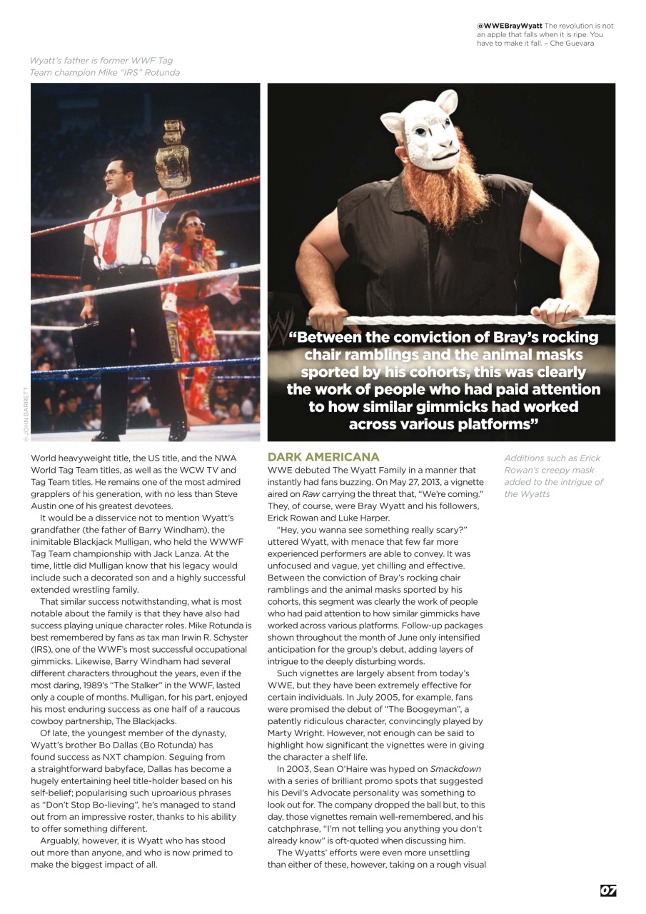 Wrestletalk Magazine Preview Pages