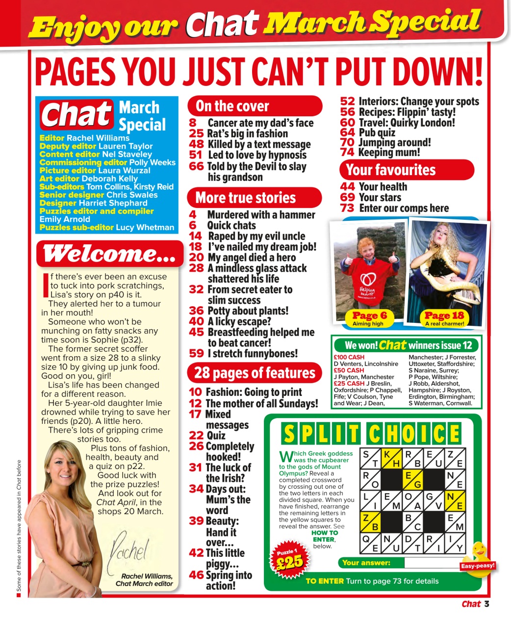 Chat Specials Preview Pages