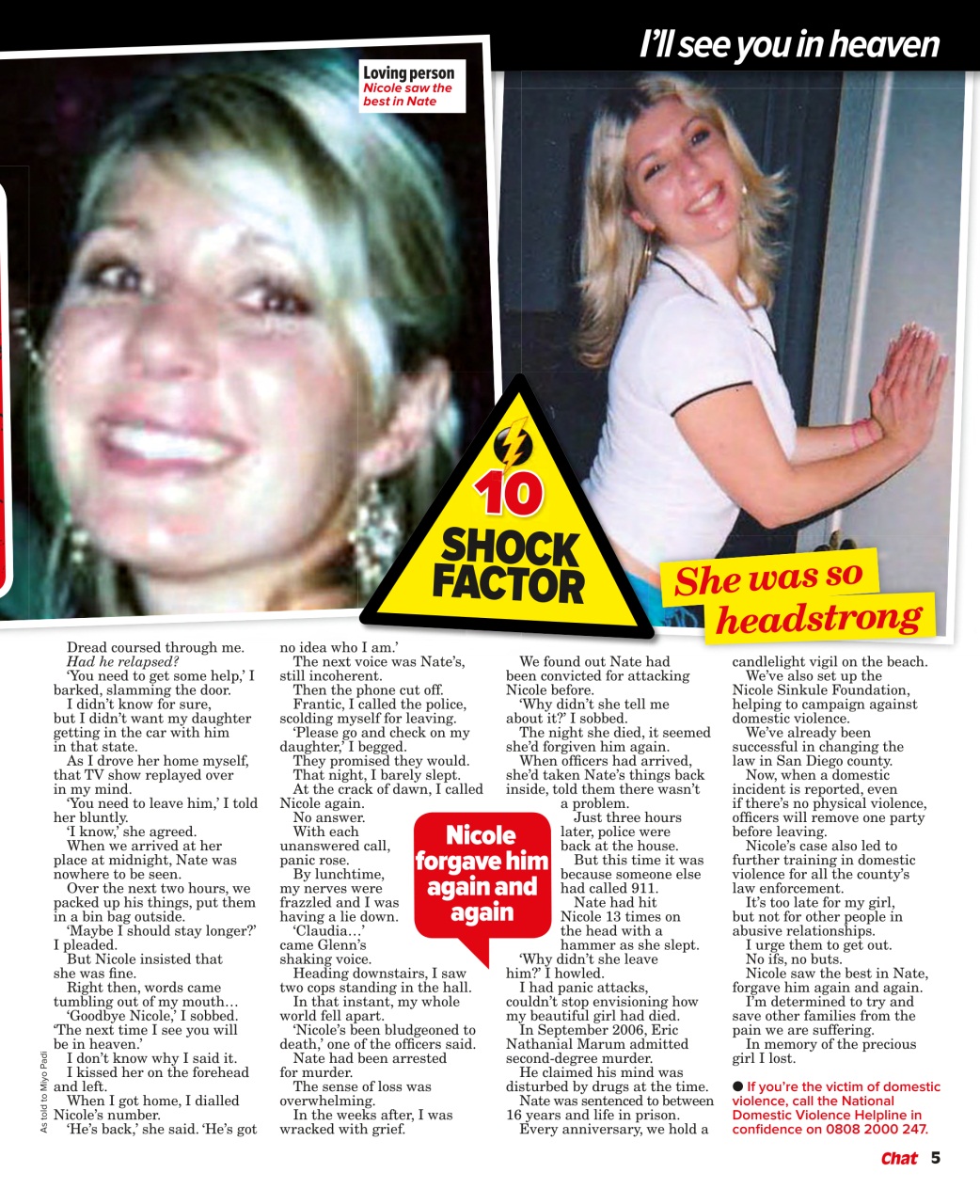 Chat Specials Preview Pages