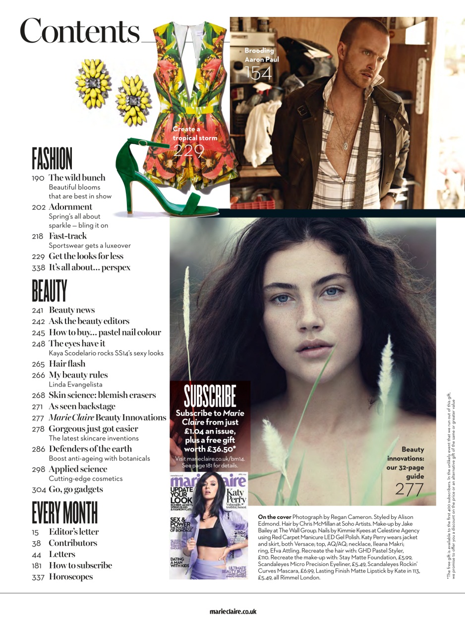 Marie Claire Preview Pages