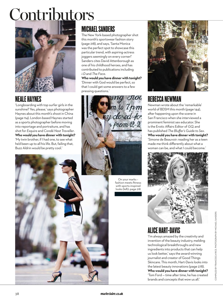 Marie Claire Preview Pages