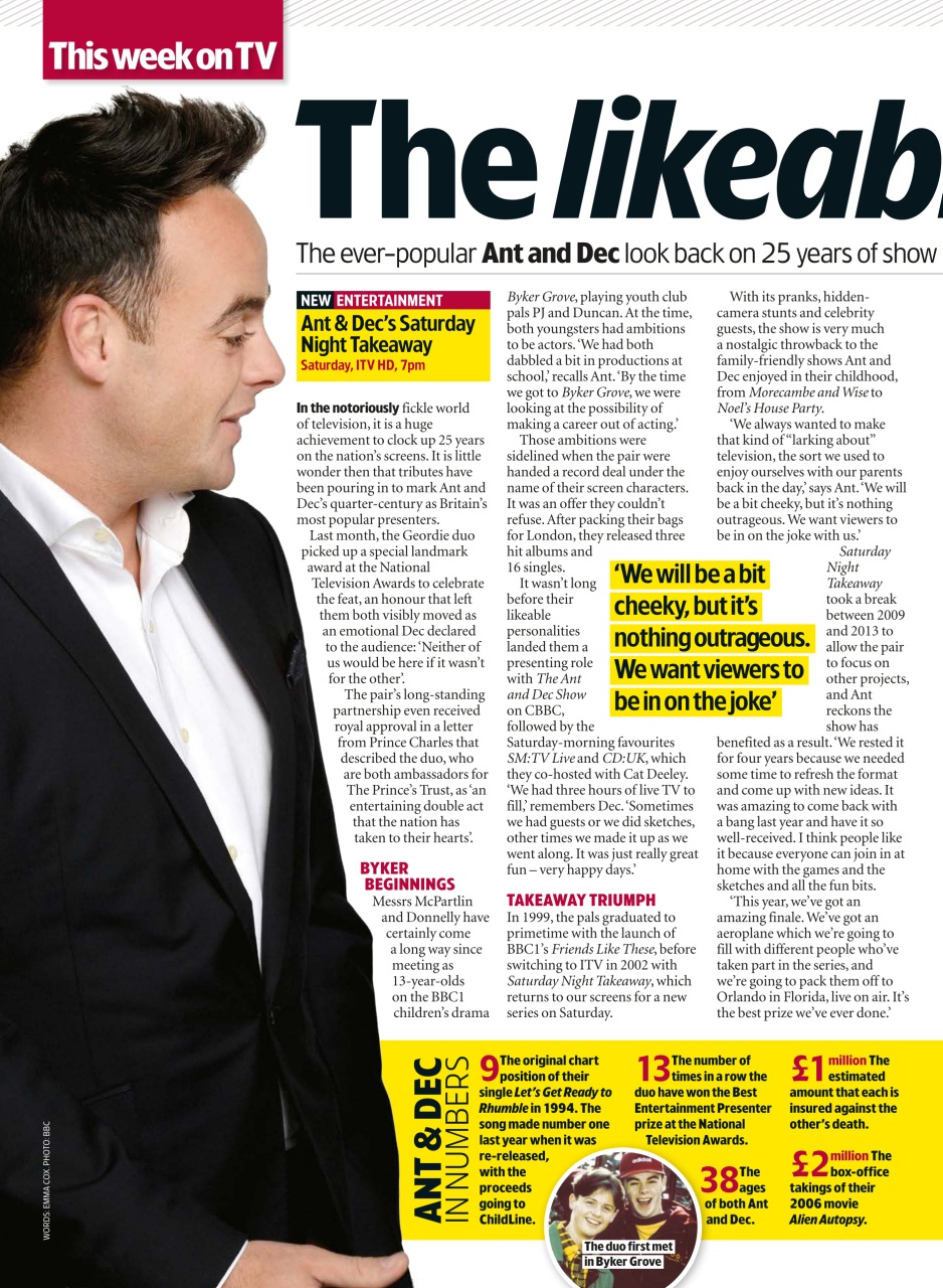 TV & Satellite Week Preview Pages