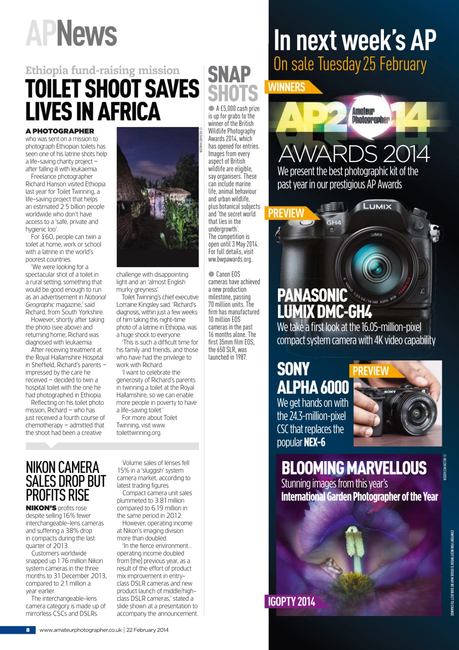 Amateur Photographer Preview Pages