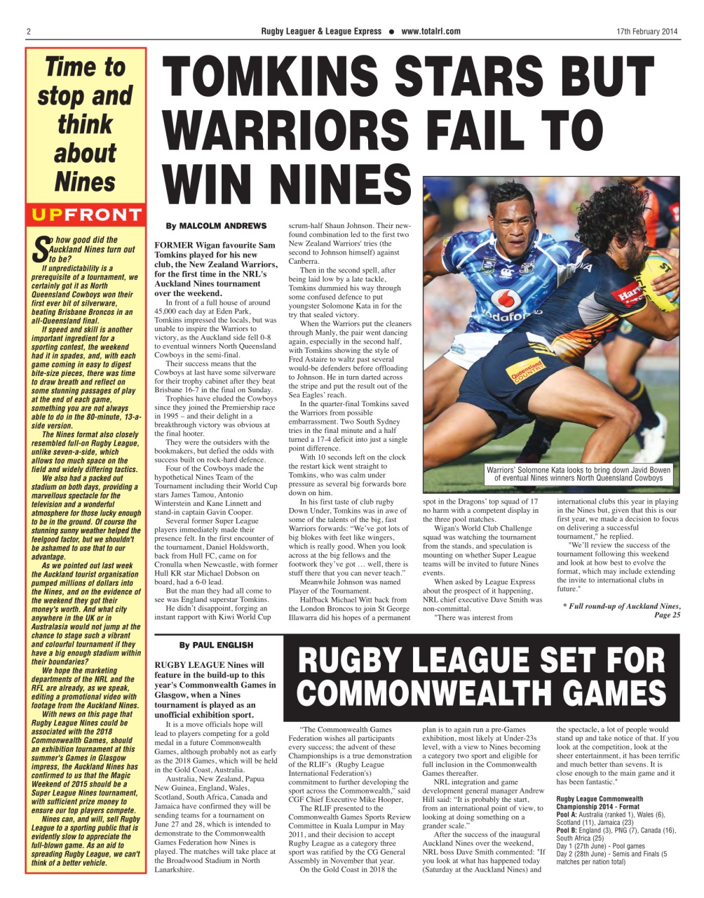 League Express Preview Pages