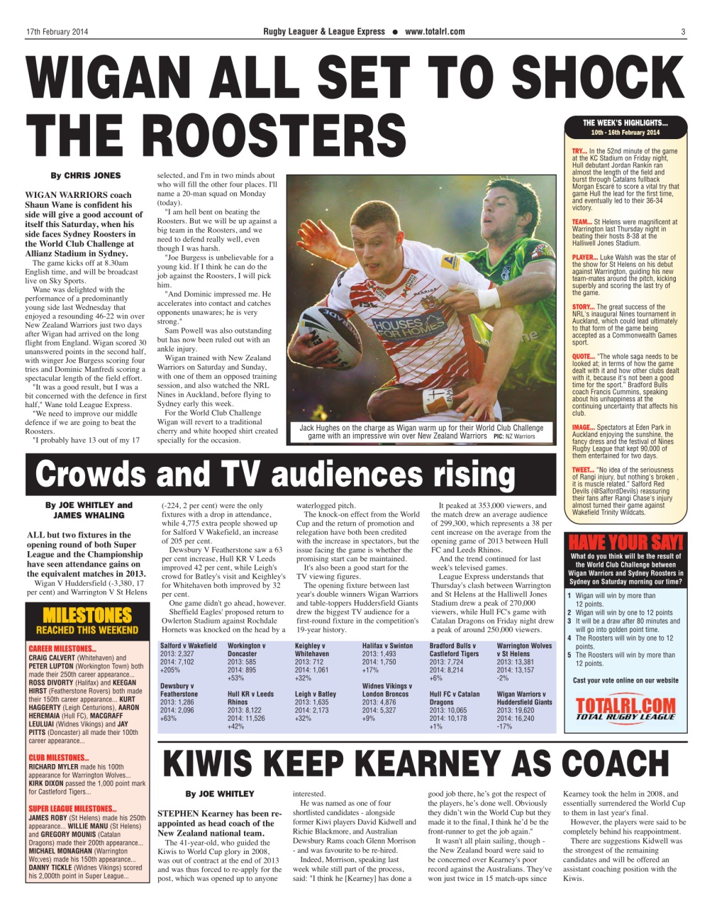 League Express Preview Pages