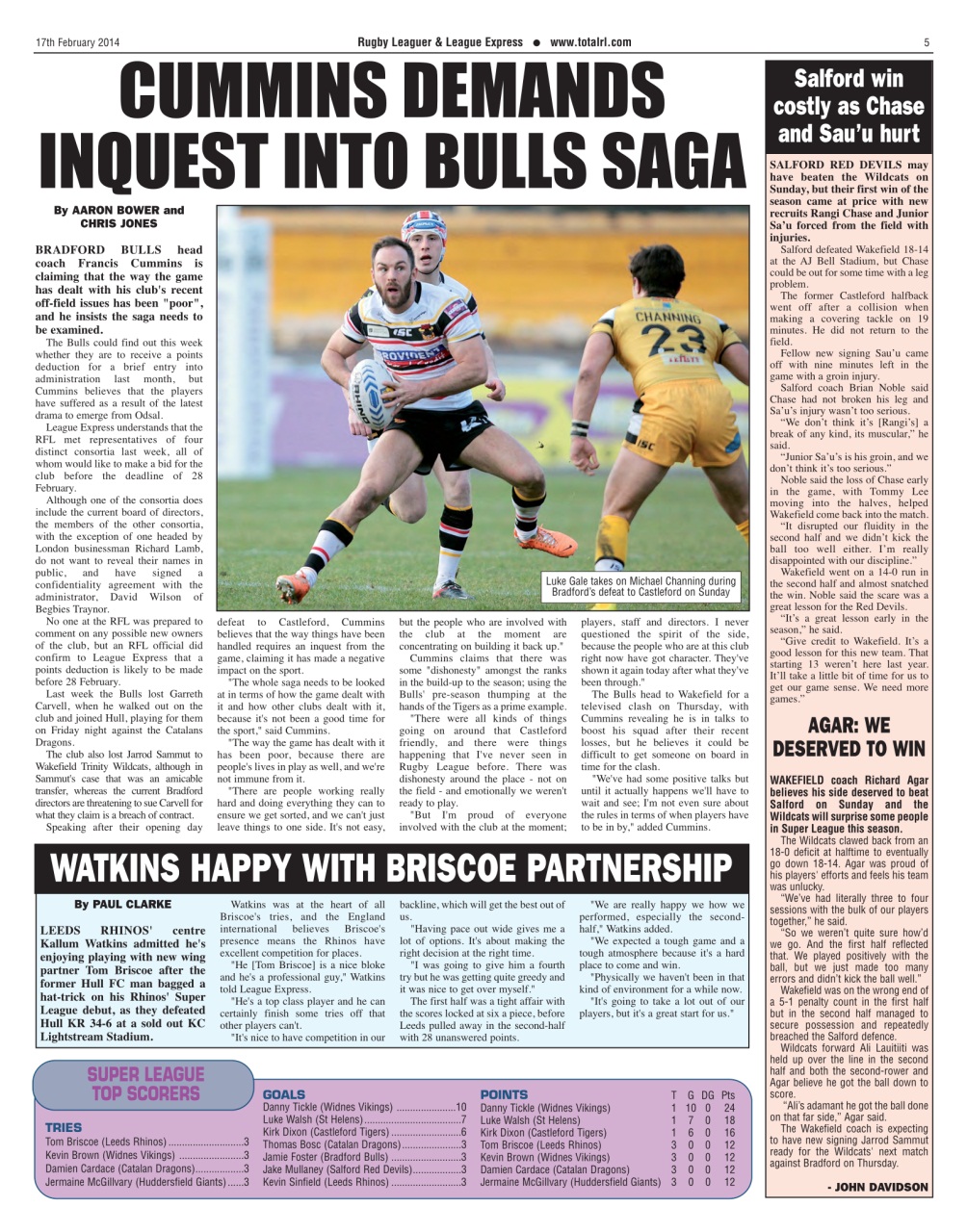 League Express Preview Pages
