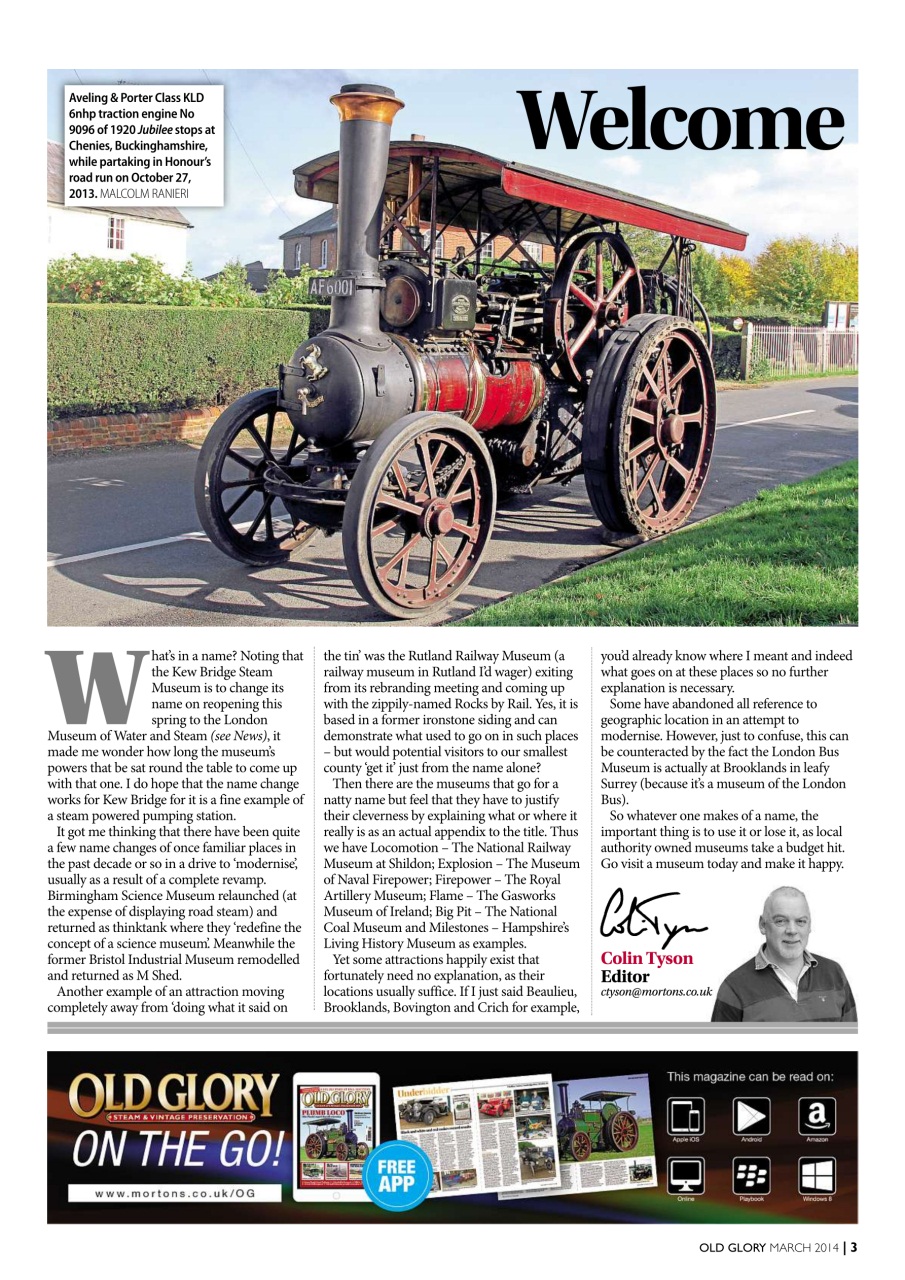 Old Glory Magazine Preview Pages