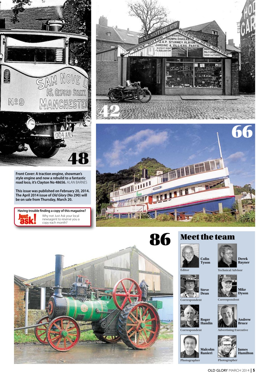 Old Glory Magazine Preview Pages