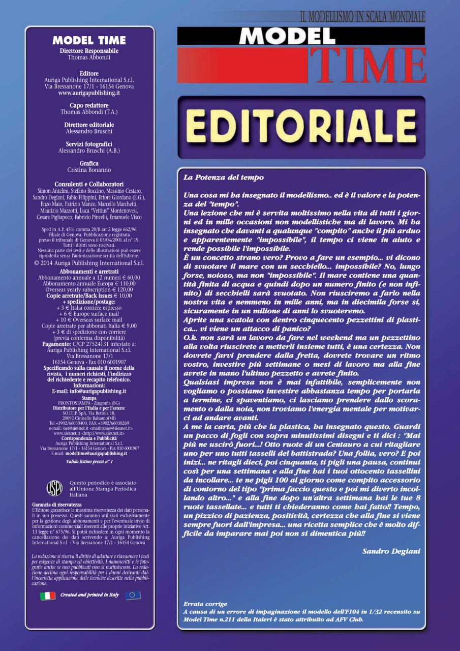 Model Time Preview Pages