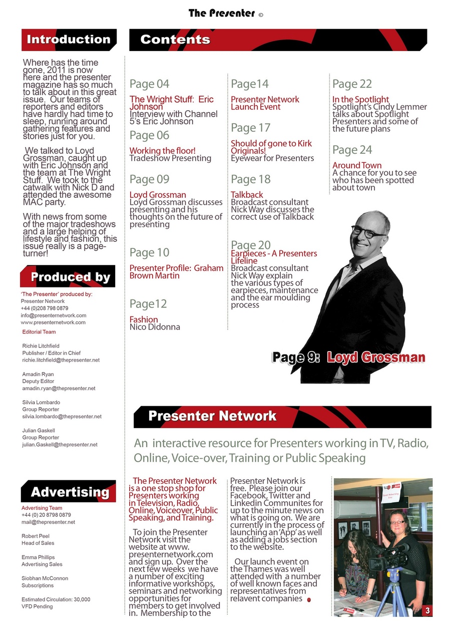 The Presenter Preview Pages