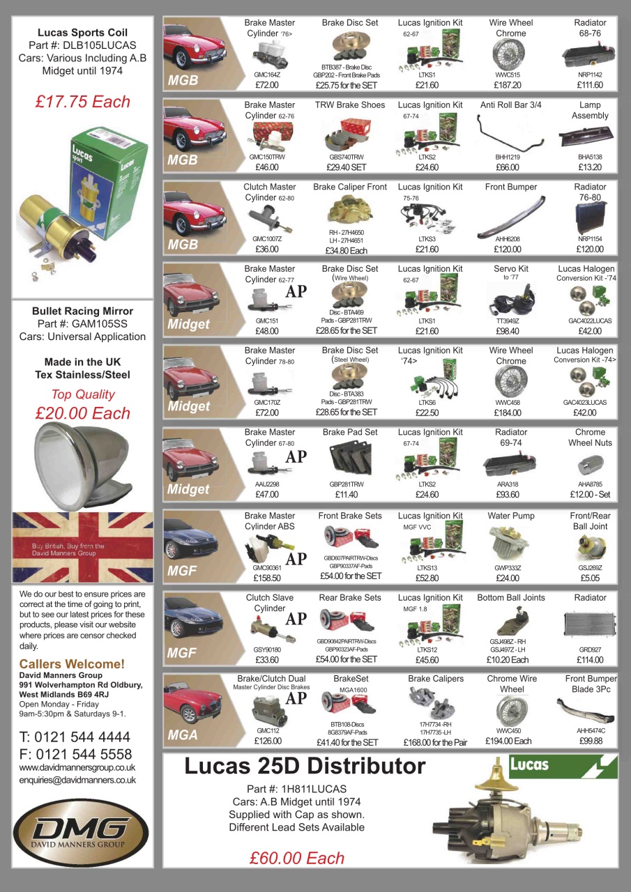 MG Enthusiast Preview Pages