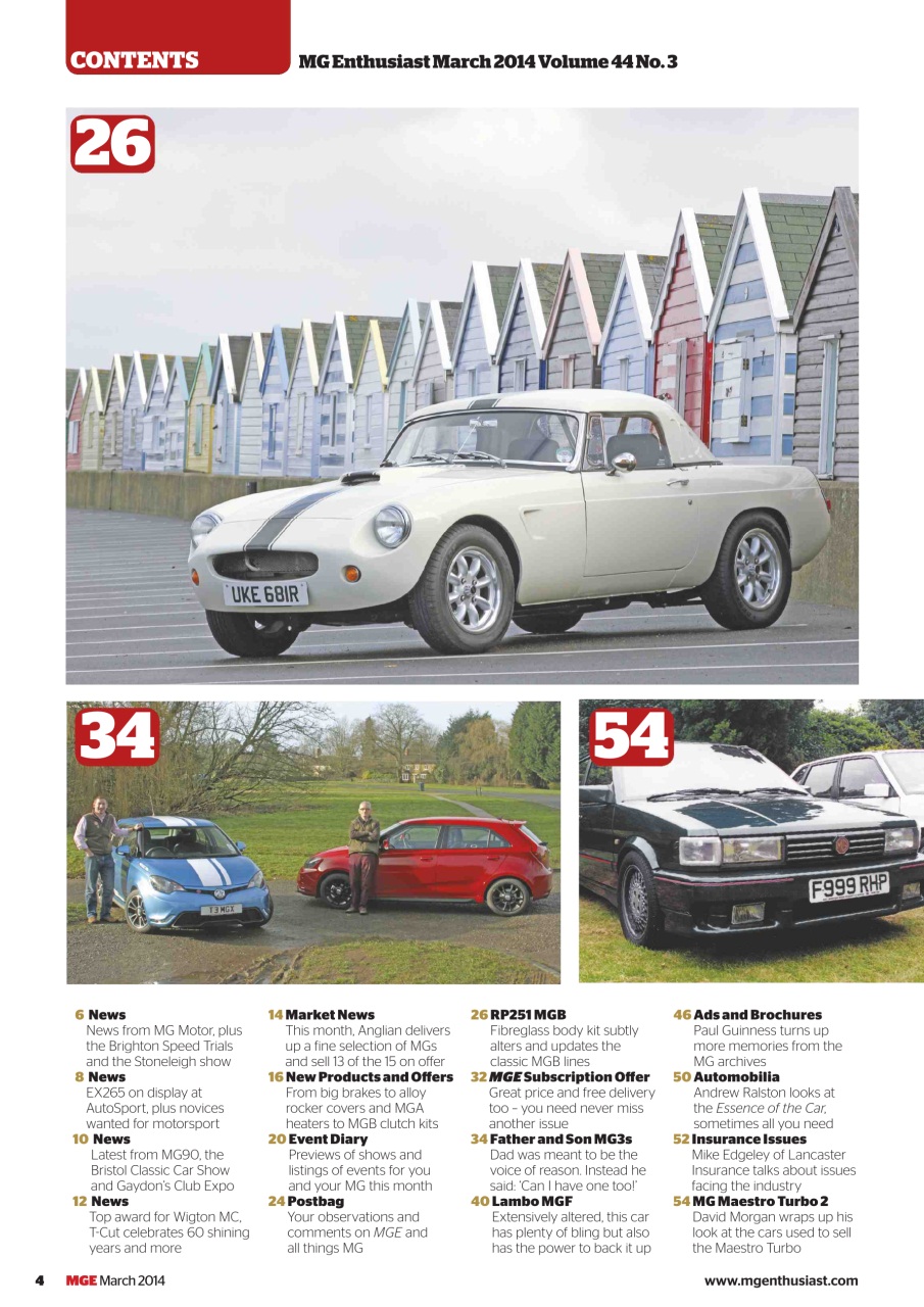 MG Enthusiast Preview Pages