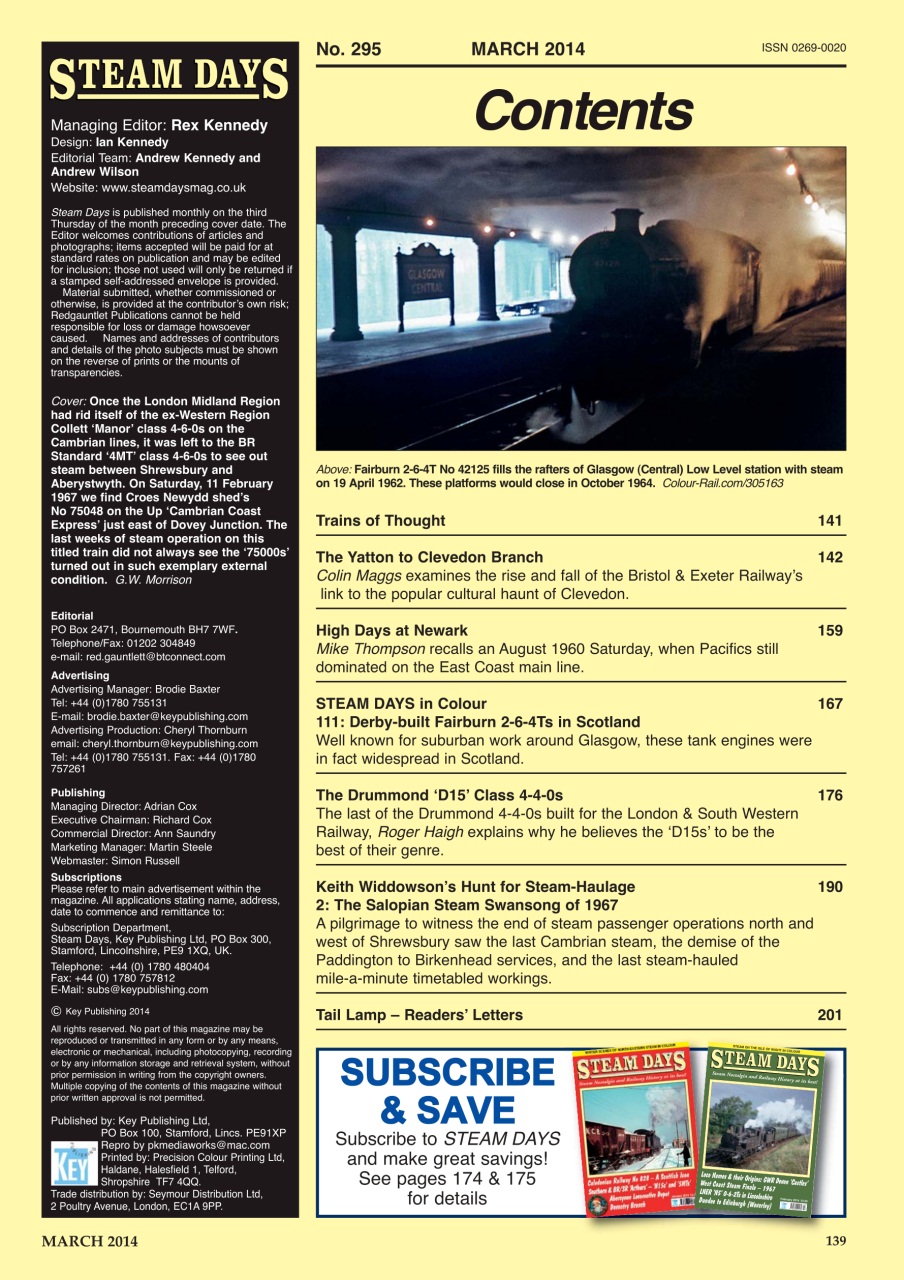 Steam Days Preview Pages