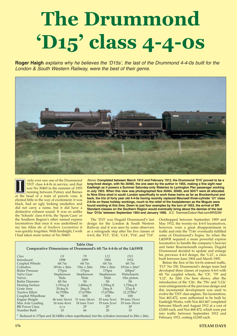 Steam Days Preview Pages