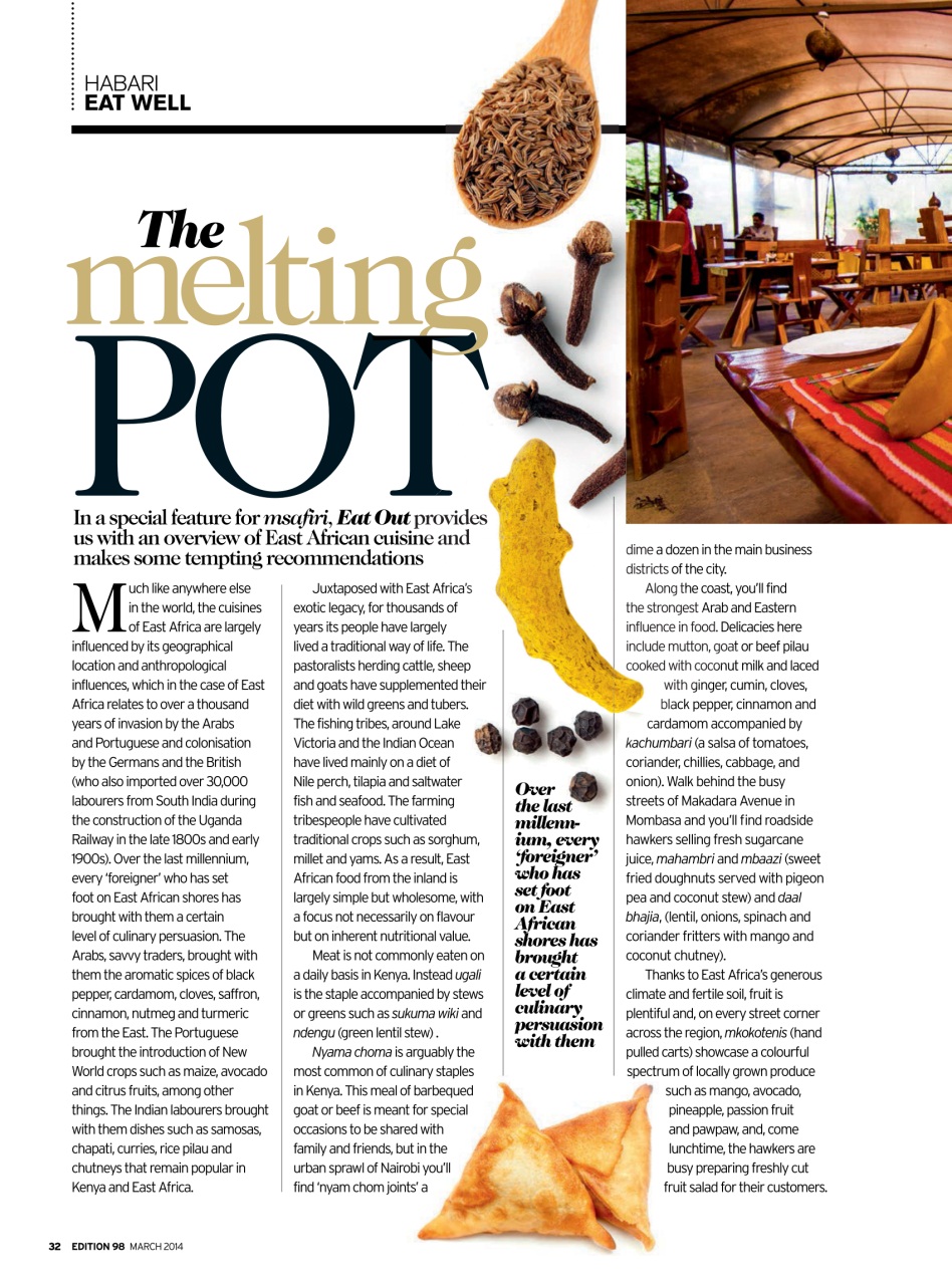 MSAFIRI – Kenya Airways Inflight Preview Pages