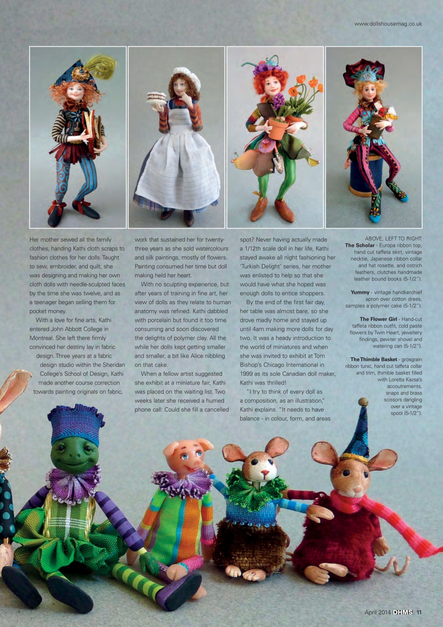 Dolls House and Miniature Scene Preview Pages