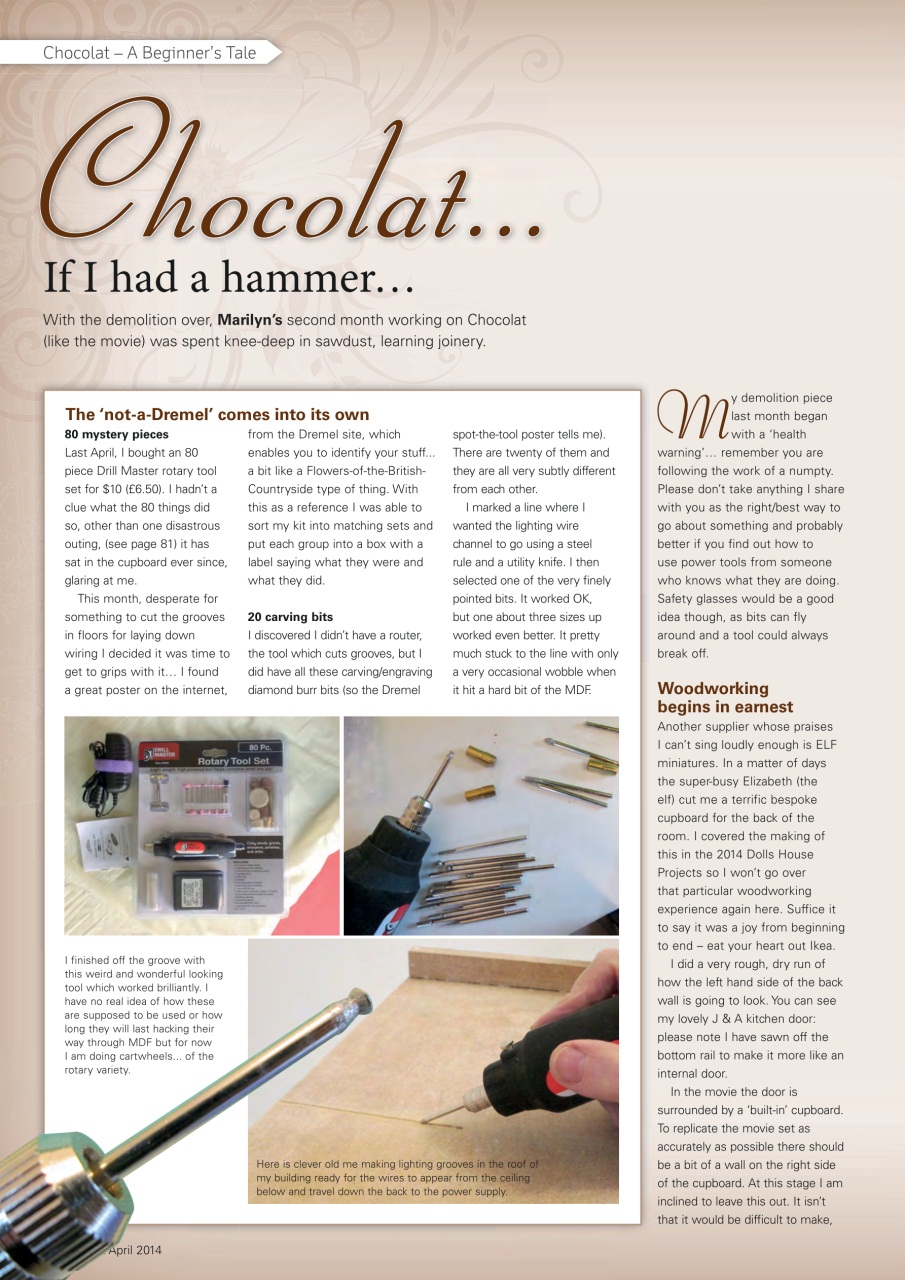 Dolls House and Miniature Scene Preview Pages