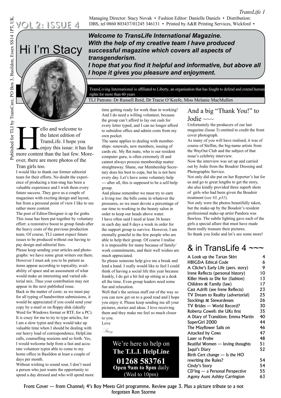 Transliving Magazine Preview Pages